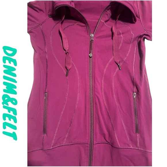 Lululemon Stride Jacket | Dew Berry | Womens Size 4 | PRELOVED!! 🩷🩷 - Picture 4 of 16
